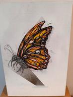 Origneel schilderij op hout Dzia Krank., Antiek en Kunst, Ophalen of Verzenden