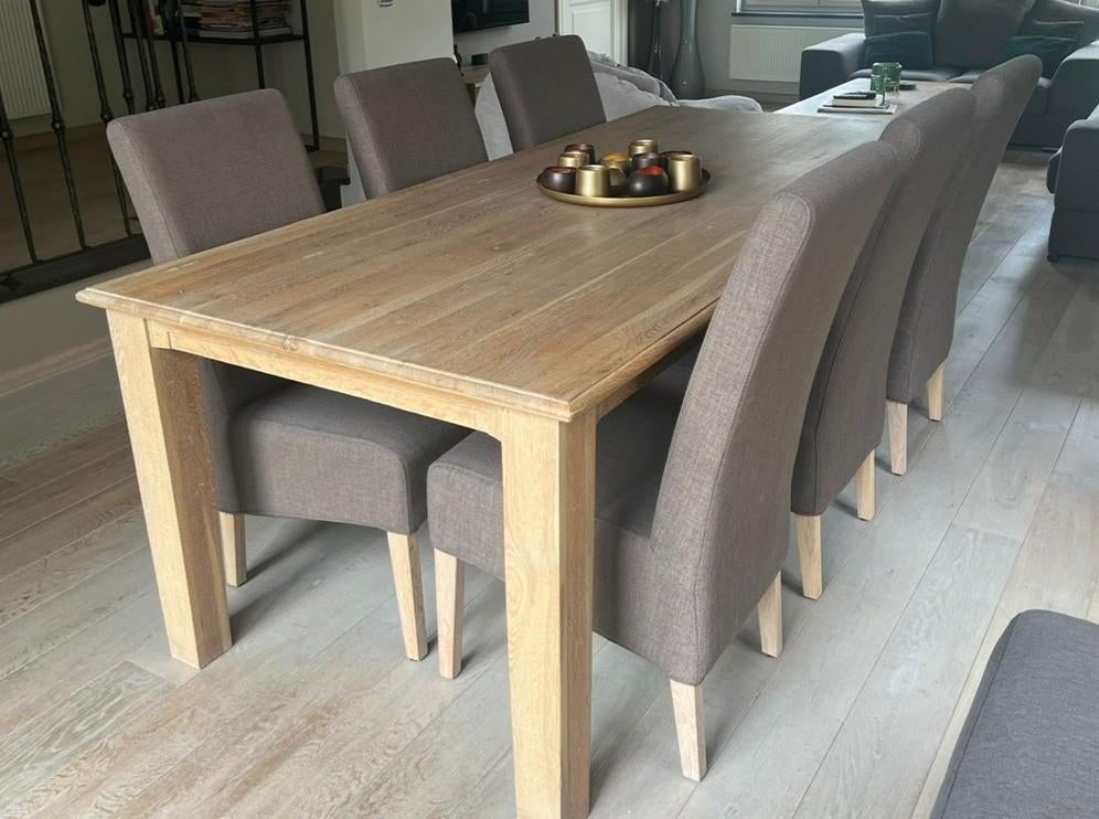 Eetkamerstoelen Charrell (set 6 stuks), Ophalen, Gebruikt, Overige kleuren, Landelijk