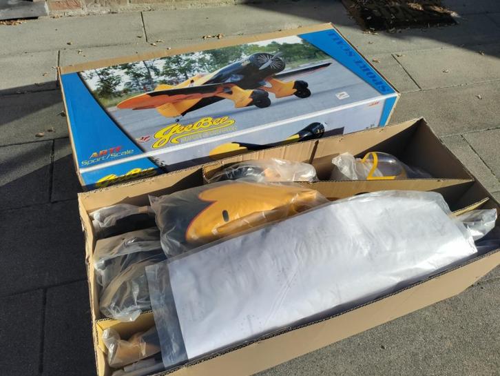 seagull gee bee Z nieuw, Hobby en Vrije tijd, Modelbouw | Radiografisch | Vliegtuigen, Nieuw, Elektro, Ophalen
