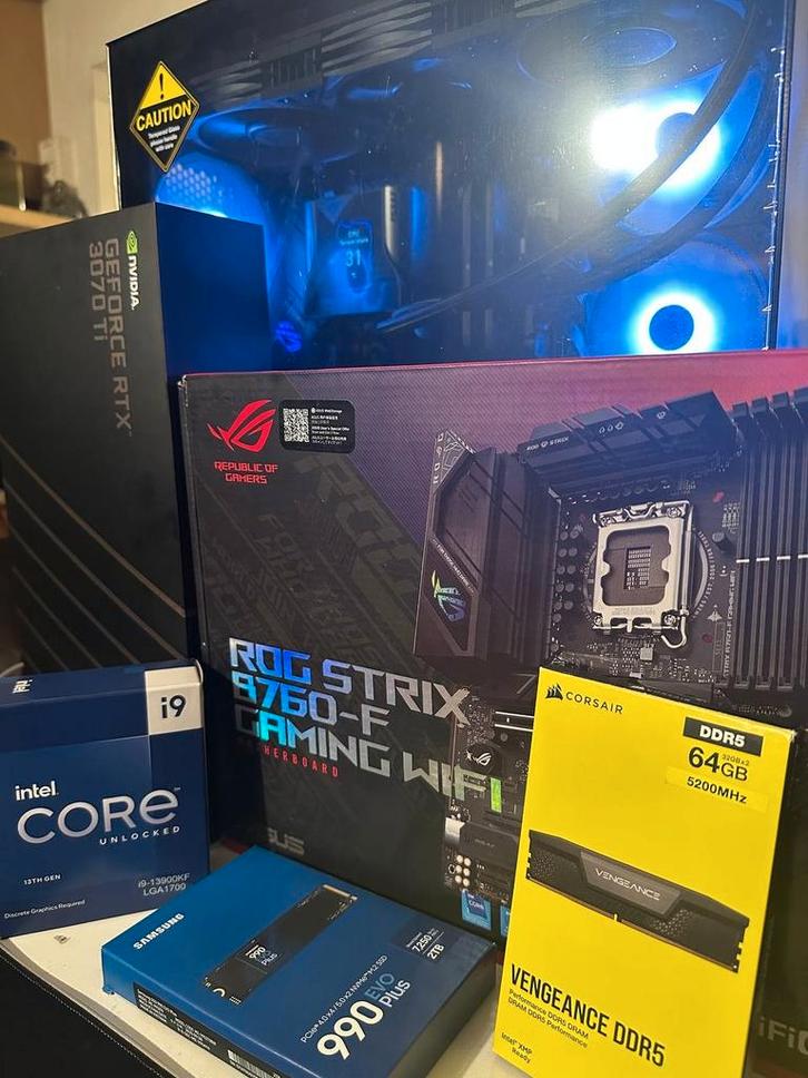 PC gaming Intel i9 RTX 3070 TI 64gb RAM, Computers en Software, Desktop Pc's, Gaming, Ophalen of Verzenden