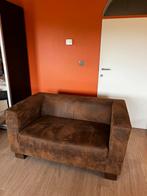 Canapé 2 places brun - Maison du Monde, Huis en Inrichting, Zetels | Zetels, Ophalen, Kunststof, Gebruikt, Tweepersoons