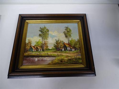 A5176 Schilderij mooi Boeren Stilleven R. Wolters, Antiek en Kunst, Kunst | Schilderijen | Klassiek, Ophalen of Verzenden