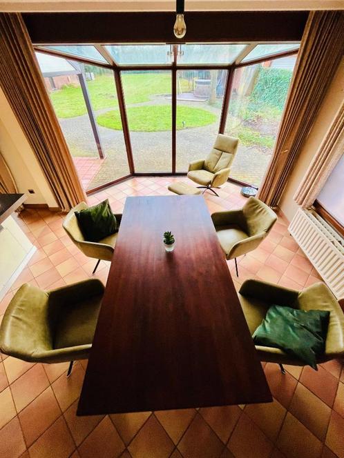 [NIEUWPRIJS €2800] Eettafel Egaal Fruithout, Huis en Inrichting, Complete eetkamers, Zo goed als nieuw, 4 tot 6 stoelen, Ophalen