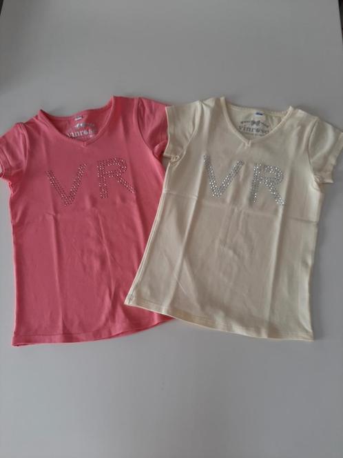 Gele en roze T-shirt van Vinrose, Enfants & Bébés, Vêtements enfant | Taille 122, Comme neuf, Fille, Chemise ou À manches longues