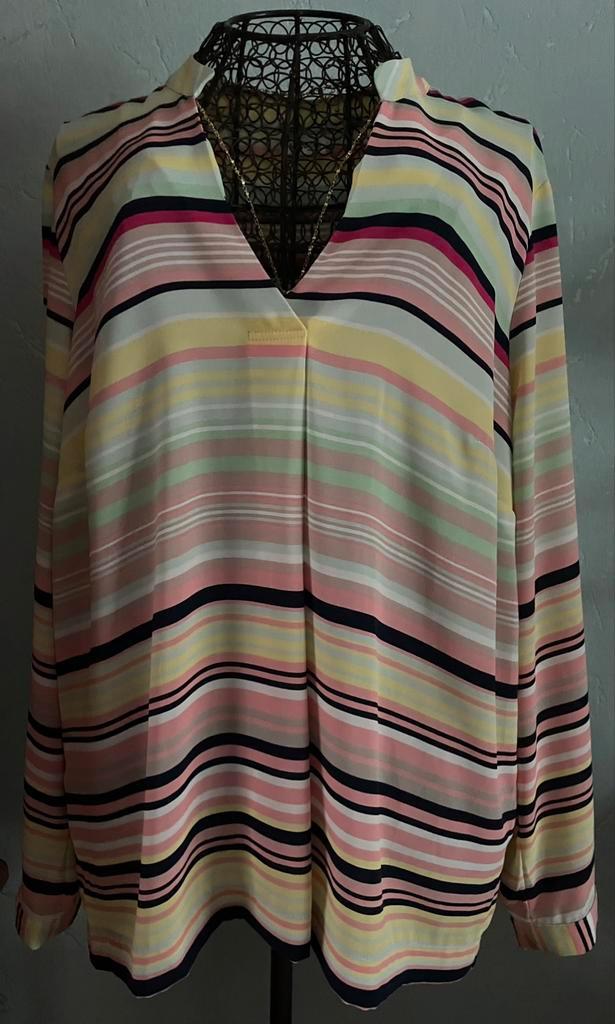 Mayerline (42/44) Lichte mooie blouse met  detail, Kleding | Dames, Blouses en Tunieken, Nieuw, Maat 42/44 (L), Overige kleuren