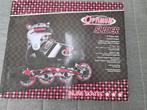 Optimum inlineskates Slider - roos/zwart - maat 37-40, Dames, Verstelbaar, Zo goed als nieuw, Inline skates 4 wielen