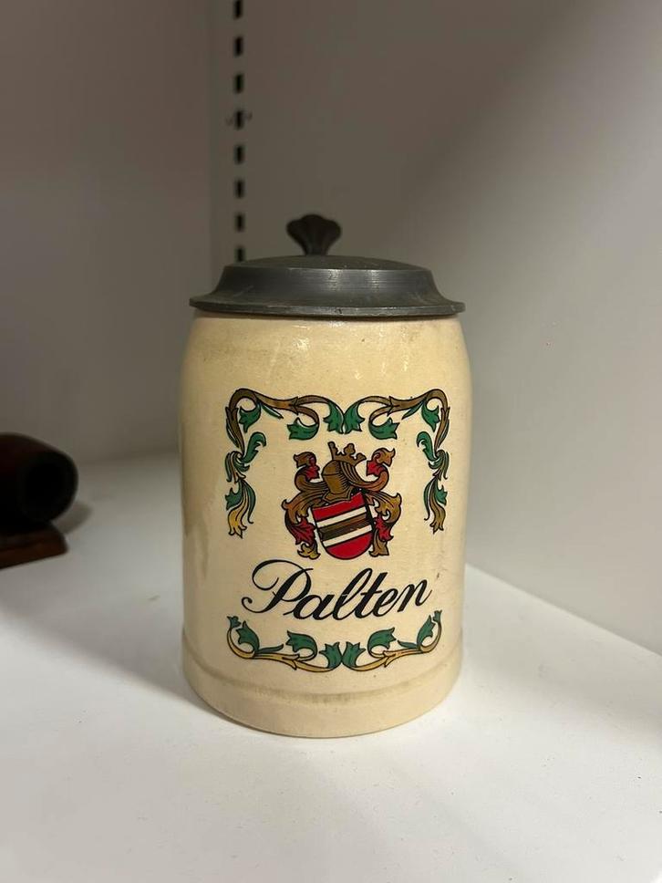 Stenen mok met belletje in, Verzamelen, Glas en Drinkglazen, Zo goed als nieuw, Overige typen, Ophalen