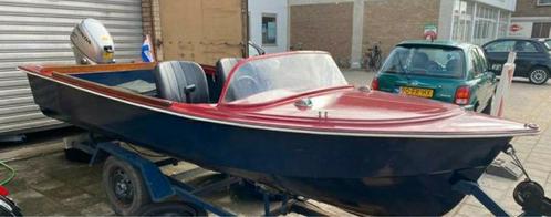 Speed bootje 4pers zonder vaarbewijs, Watersport en Boten, Speedboten, Gebruikt, 3 tot 6 meter, Benzine, Minder dan 70 pk, Polyester
