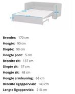 Zetelbed, Huis en Inrichting, Slaapkamer | Bedden, Ophalen, Zo goed als nieuw