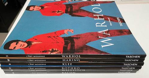 Livres art Warhol Klee Rothko Haring Melevitch Bacon, Boeken, Kunst en Cultuur | Beeldend, Zo goed als nieuw, Schilder- en Tekenkunst