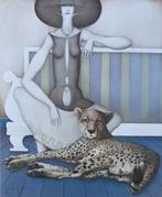 JEF VAN TUERENHOUT / FIGURATIE / KLEUROFFSET / 36x30cm, Ophalen of Verzenden