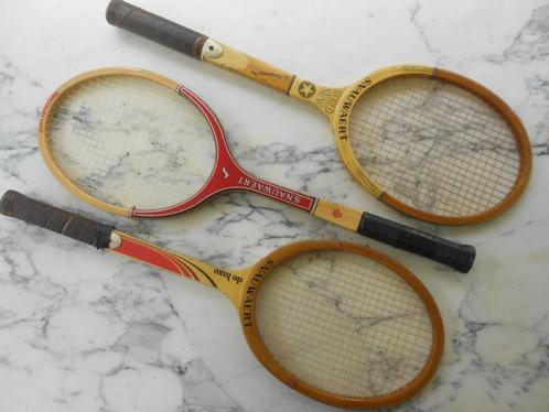 houten tennisracket (3) Snauwaert - G, Sport en Fitness, Tennis, Racket, Ophalen