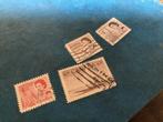 4 timbres poste  anciens Canada, Verzenden