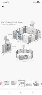 Grondbox baby kinder box babypark, Kinderen en Baby's, Babyparken, Ophalen, Zo goed als nieuw