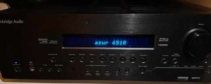 Amplificateur Cambridge Audio 651R –Excellent état, Audio, Tv en Foto, Versterkers en Ontvangers, Zo goed als nieuw, 7.1, Ophalen
