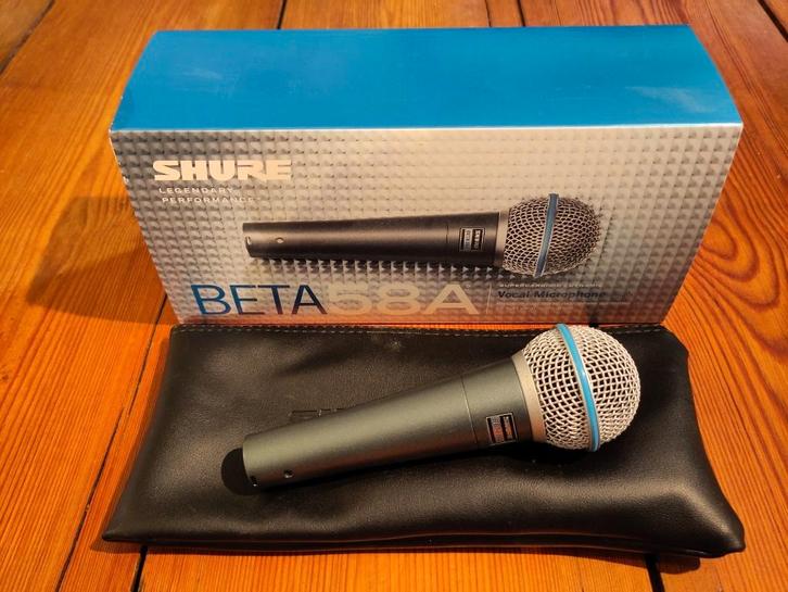 Micro Shure Beta 58 A, Musique & Instruments, Microphones, Comme neuf, Micro chant, Enlèvement