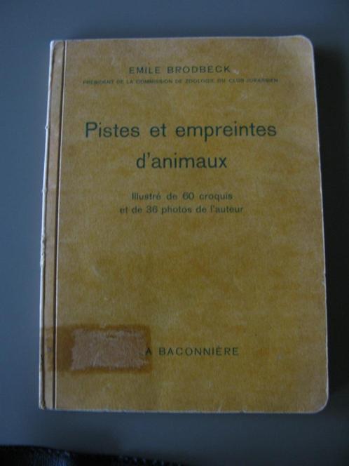 pistes et empreintes d'animaux 1962, Livres, Livres Autre, Utilisé, Enlèvement ou Envoi