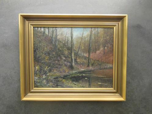 Schilderij van „FRANS VAN MEERBEEK” met lijst, Antiek en Kunst, Kunst | Schilderijen | Klassiek, Ophalen of Verzenden