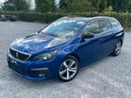 Peugeot 308 GT-LINE 1.2i 2018, Auto's, Parkeersensor, Euro 6, Blauw, 3 cilinders
