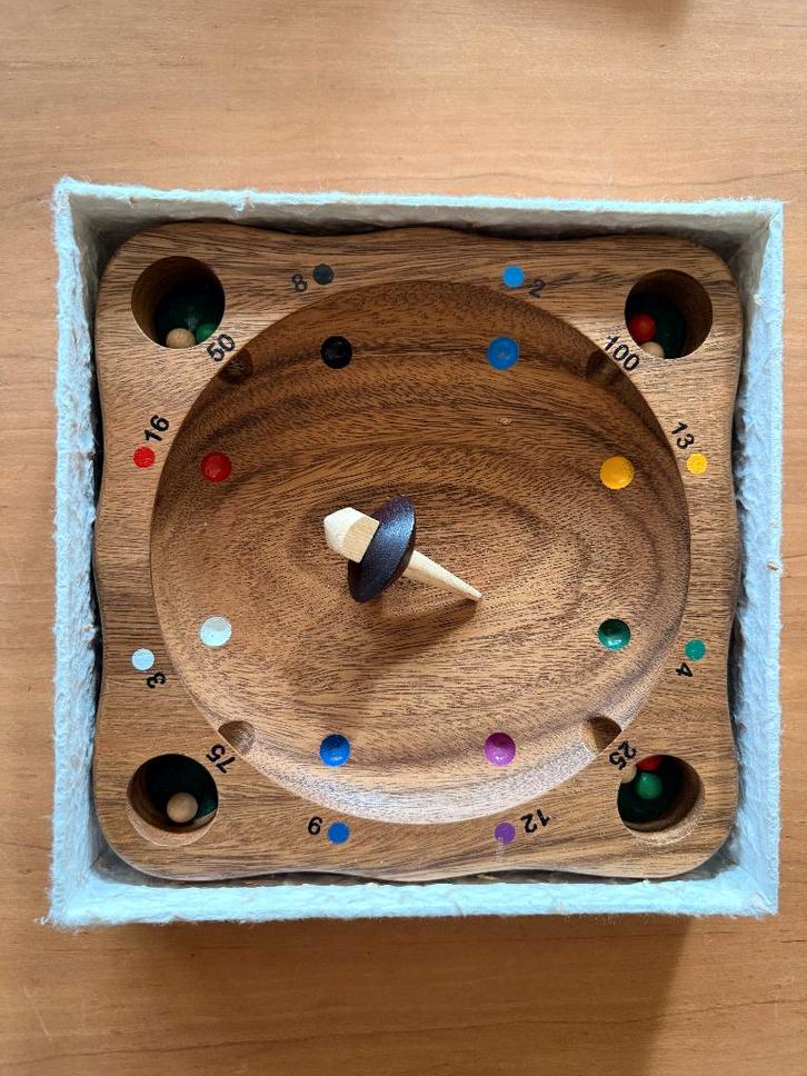 Tiroler Roulette / Tol spel / roulette spel, Hobby en Vrije tijd, Gezelschapsspellen | Bordspellen, Zo goed als nieuw, Een of twee spelers