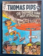 Thomas Pips - De duivels van het stadion, Gelezen, Eén stripboek, Ophalen of Verzenden, Buth