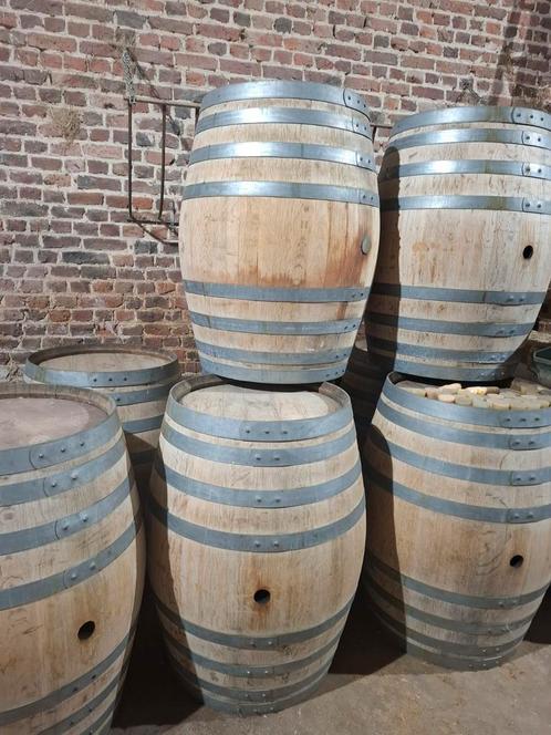 Grote wijnton 300l - 400l & 500l als kwaliteits waterton, Tuin en Terras, Regentonnen, Zo goed als nieuw, Ophalen