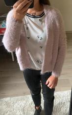 Fluffy oud-roze gilet Steps, Comme neuf, Taille 38/40 (M), Rose, Steps