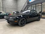 Mazda Mx5 1.6I NA Cabriolet, Leder zwart, met keuring, Auto's, Achterwielaandrijving, Zwart, 4 cilinders, Cabriolet