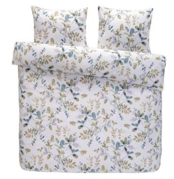 Housse de couette 2 personnes Leen Bakker Carlijn, Neuf, Gris, Housse de couette, Enlèvement