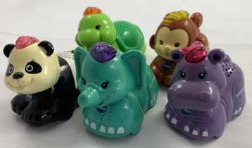 Vtech Zoef Zoef Animals, 5 pièces, éléphant, panda, hippopot disponible aux enchères