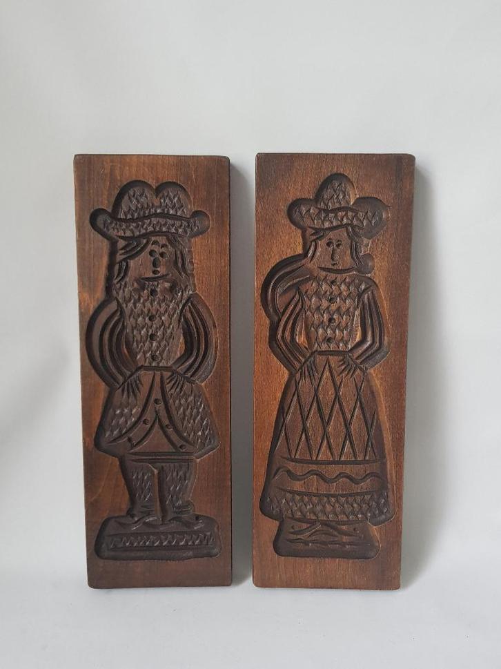 Authentieke oude handgemaakte speculoosvormen -planken, Antiek en Kunst, Antiek | Keukengerei, Ophalen of Verzenden