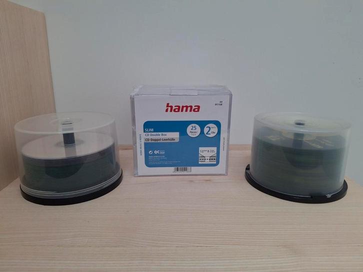 CD-hoezen en lege CD's, Computers en Software, Beschrijfbare discs, Zo goed als nieuw, Cd, Ophalen of Verzenden