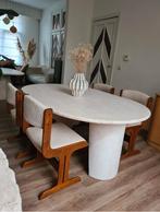 Set vintage brutalist stoelen, Huis en Inrichting, Stoelen, Ophalen, Zo goed als nieuw