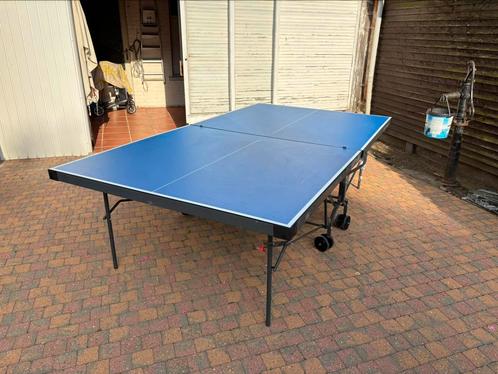 Sven Elite PRO Indoor pingpongtafel – opklapbaar en wieltjes, Sport en Fitness, Tafeltennis, Zo goed als nieuw, Verrijdbaar, Ophalen