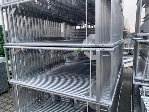 Nieuwe gevelsteiger Alu Baumann | 650 m² | Snelle levering, Doe-het-zelf en Bouw, Steigers, Nieuw, Gevelsteiger, 5 meter of hoger
