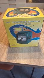 Draagbare zwart wit tv en AM FM radio, Enlèvement