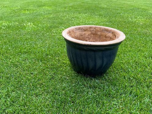 Bloempotten, Tuin en Terras, Bloempotten, Gebruikt, Overige materialen, Binnen, Balkon, Tuin, Minder dan 40 cm, 25 tot 40 cm, Rond