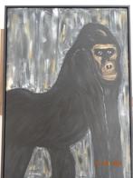 gorilla ( gesigneerd) uit prive collectie, Antiek en Kunst, Kunst | Schilderijen | Modern, Ophalen of Verzenden