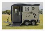 Tweepaardstrailer te huur, Ophalen, Zo goed als nieuw, Aluminium, 2-paards trailer