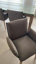 6 stoelen (fauteuil) voor eetkamers. Mobitec-kwaliteit, Huis en Inrichting, Ophalen, Grijs