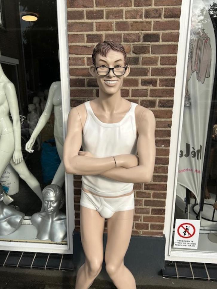 etalagepop paspop etalagefiguur Hans Boodt mannequins "ugly", Kleding | Heren, Overige Herenkleding, Ophalen of Verzenden