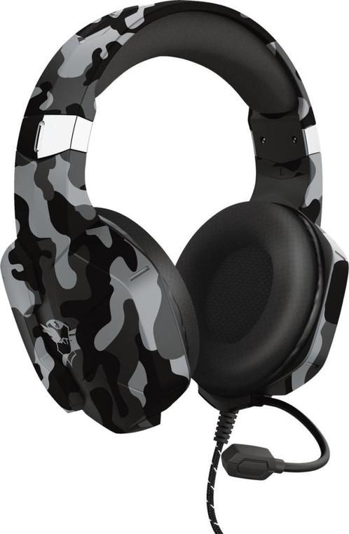 Trust GXT1323 Altus – Gaming headset – 3,5 mm – Black Camo, Computers en Software, Headsets, Nieuw, Over-ear, Draadloos, Gaming headset
