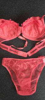 lingerie BH slip set sexy 75B rood, Kleding | Dames, Ondergoed en Lingerie, Verzenden, Rood, BH