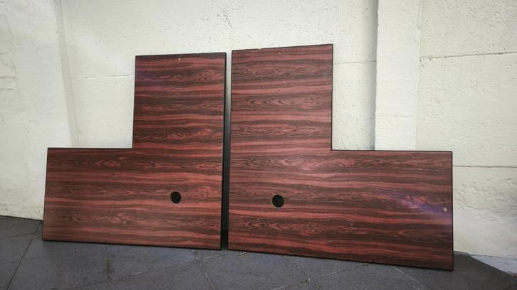 Gevlamd hout formika paneel voor tafeltje of schap, Doe-het-zelf en Bouw, Platen en Panelen, Gebruikt, Hout, Minder dan 20 mm