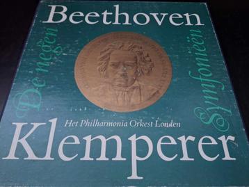 Beethoven / Klemperer - De Negen Symfonieën Box 7 x Lp's, 12 pouces, Enlèvement ou Envoi, Utilisé, Musique de chambre
