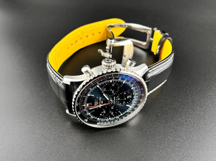 Breitling Navitimer B01 Choreograph 140th Year Celebrating, Handtassen en Accessoires, Horloges | Heren, Zo goed als nieuw, Polshorloge