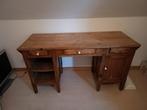 bureau mahonie hout, Huis en Inrichting, Bureaus, Ophalen, Gebruikt, Bureau