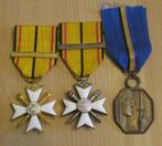 3 medailles van 1940 - 1945, Verzamelen, Ophalen of Verzenden, Landmacht, Lintje, Medaille of Wings