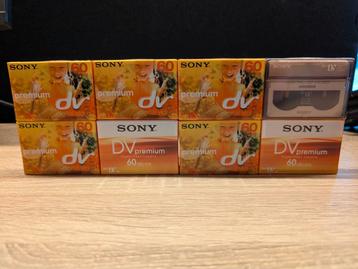 8x Digital Video tapes Sony DVM60PRRJ//X UC beschikbaar voor biedingen