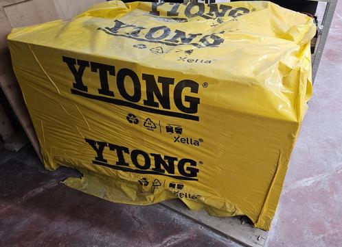 Ytong blokken 60x25x10 cm (40 stuks op Xella pallet), Doe-het-zelf en Bouw, Metselstenen, Nieuw, Ophalen